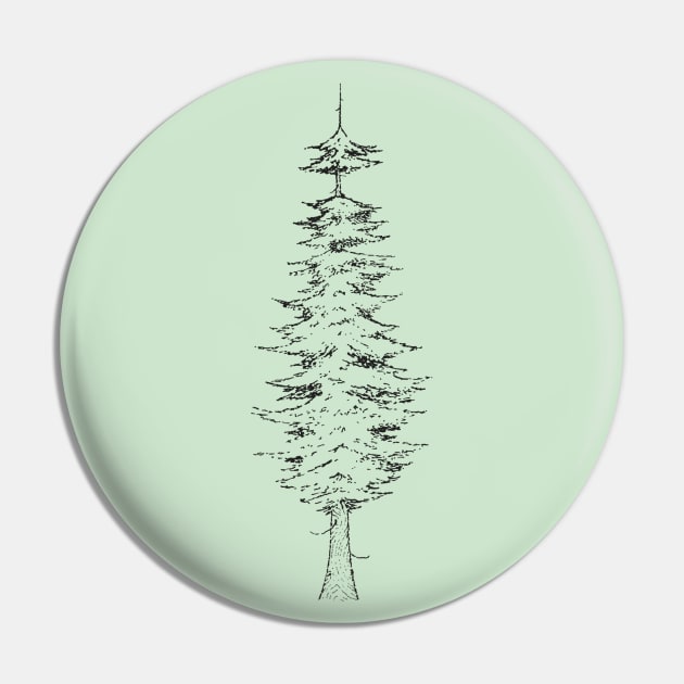 Fir tree Pin by bridgetrolljess