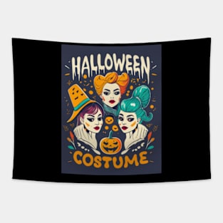 Halloween custom freind Tapestry