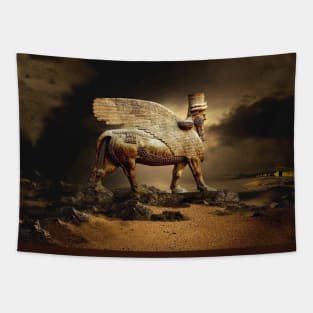 ASSYRIAN LAMASSU CLASSIC Tapestry