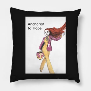 Anchored To Hope Pillow