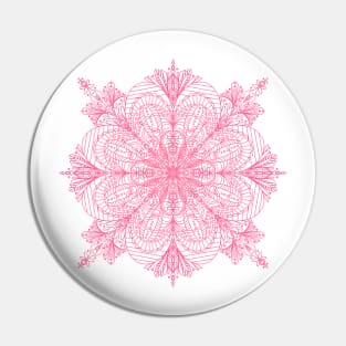 Valentine Hearts Mandala Pin