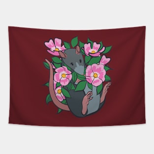 Nootka Rose Rat Tapestry