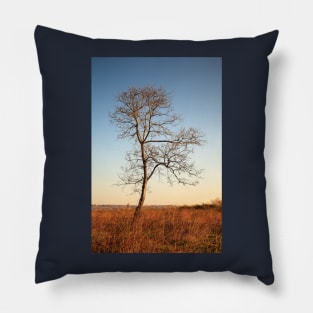 Lone Tree Silhouette Pillow