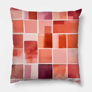 Pink Abstract Shades Pattern Pillow