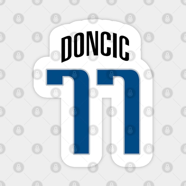 Dallas Doncic 77 Magnet by Cabello's