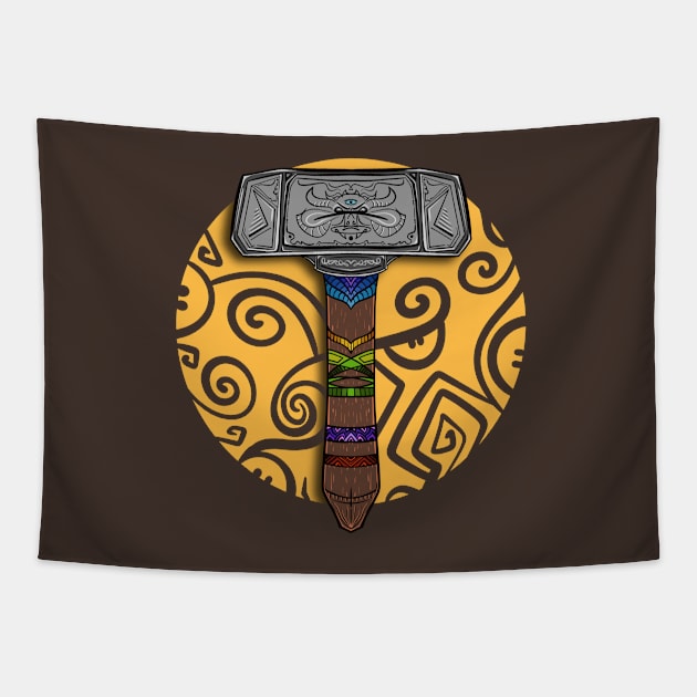 War Hammer Tapestry by AKefsiz