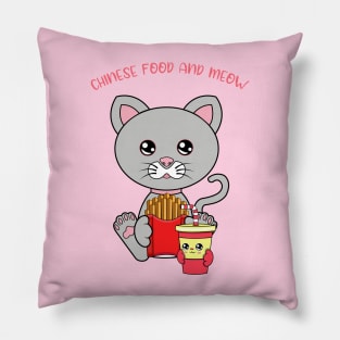 All I Need is fries and cats, fries and cats Pillow