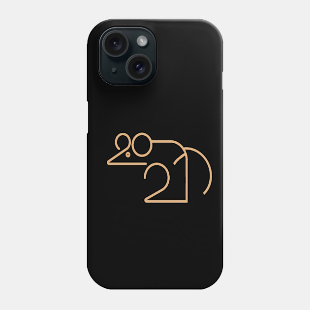 Rat 2021 Phone Case by rabiidesigner