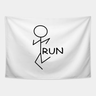 Running Funny  Runner Tapestry
