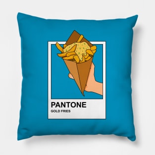 Gold Fries Color Pillow