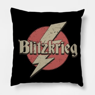 WW2 Germany Blitzkrieg Vintage Pillow