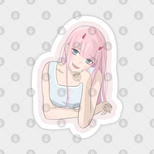 Zero Two Magnet by CrazyLife