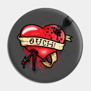 Love hurts Pin