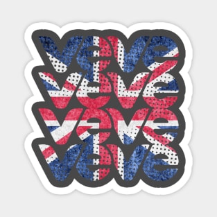 VeVe London Dcon T-Shirt Union Jack UK Magnet