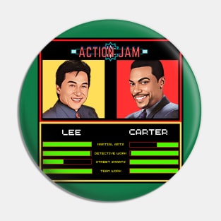 Action Jam - Carter vs Lee - Rush Hour Edition Pin