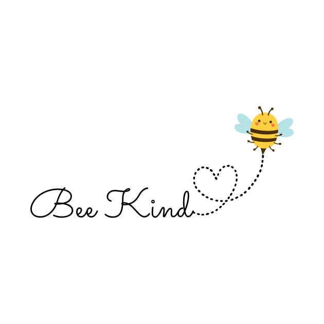 Bee Kind - Cute Honey Bee by AKawaiiPastels