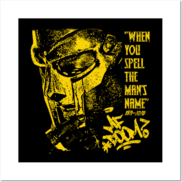 - TeePublic Prints Art Posters mf | gold doom quote Mf - and Doom