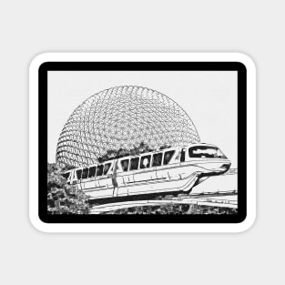 Disney Monorail Pen Magnet