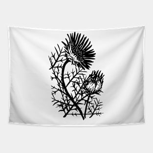 Daisies and thistles Tapestry