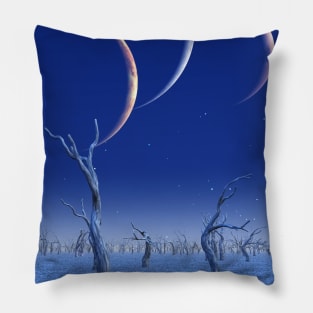 Three planets rise Pillow