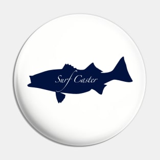 Surf Caster - Striped Bass Fishing Pin