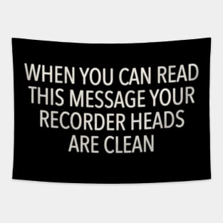 If You Can Read This Message...VHS Screen Tapestry