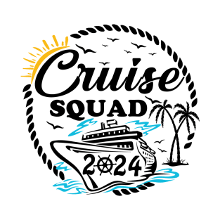 Cruise Squad 2024 Summer Vacation Matching Family Group T-Shirt