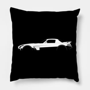 Mercedes-Benz SLS AMG Black Series Silhouette Pillow