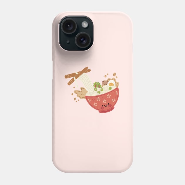 Noodle soup Phone Case by SiselieStudio