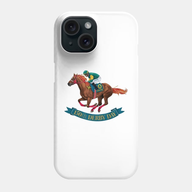 Derby Horse Racing 150th Derby Day May 4, 2024 Phone Case by Pikalaolamotor