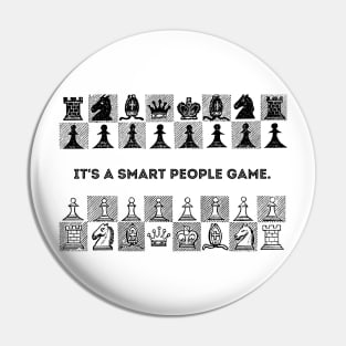 Chess for Smart People - Black Pin