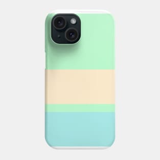 A solitary pot-pourri of Light Pink, Blue Lagoon, Magic Mint and Pale Peach stripes. Phone Case