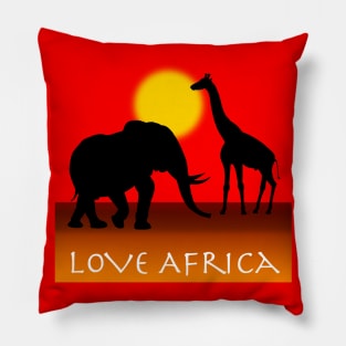 Love Africa Pillow