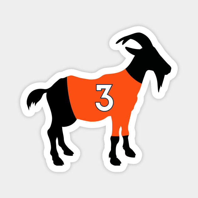 Drew Lock GOAT Magnet by cwijeta