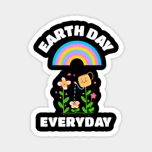 EARTH Day Celebration Cute Flowers Magnet