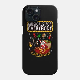 Broadway Ugly Christmas Sweater Phone Case