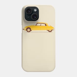 Yellow Ride of the Retro Future Phone Case