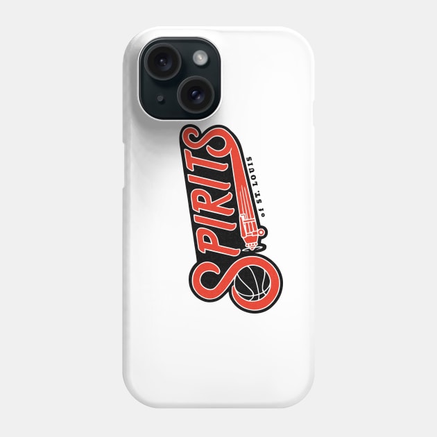 Defunct Spirits of St. Louis ABA Basketball Phone Case by LocalZonly