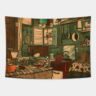 mice in the kitchen Tapestry