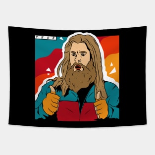 love and thunder - most famous superhero Tapestry