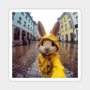 Selfie Bunny Magnet