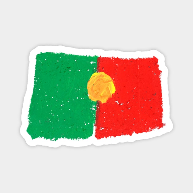 Portuguese flag Magnet by Gaspar Avila