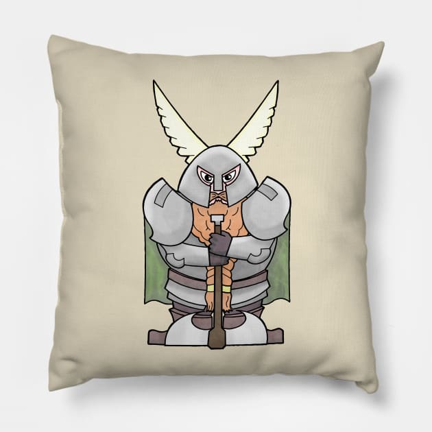 Dwarf Warrior Pillow by Shadow Lab