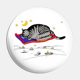 B Kliban Cat mom, sleeping cat Pin