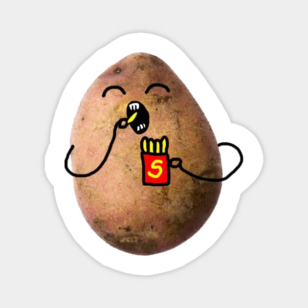 Potato Magnet by Ruyble