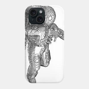 Astronaut voxel Phone Case