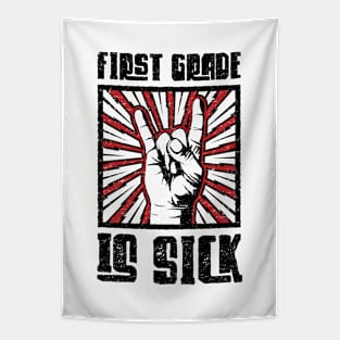 1st Grade is Sick - Red - Barn Shirt USA Tapestry