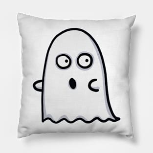 frightened ghost Pillow