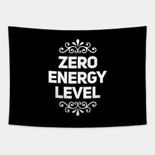 Zero energy levels text Tapestry