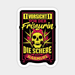 Friseur Friseur Friseur Friseur Friseur Barbershop Magnet